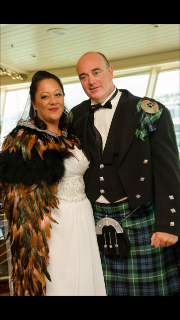 Wedding for Brad and Caroline on board The Royal Carribean Explorer